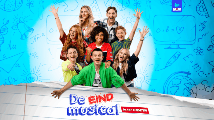 De Eindmusical, in het theater (6+)