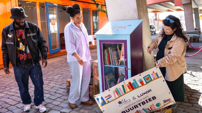Luxor opent een buurtbieb in samenwerking met Aiko’s Boeken en Kinderzwerfboek.